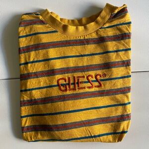 GUESS Originals Multicolor striped long sleeve shirt.